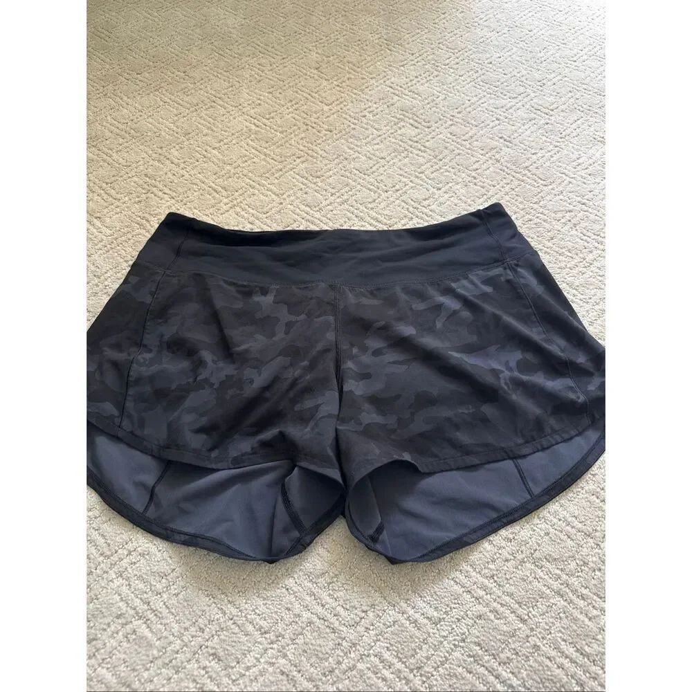 Lululemon Camo Race Shorts